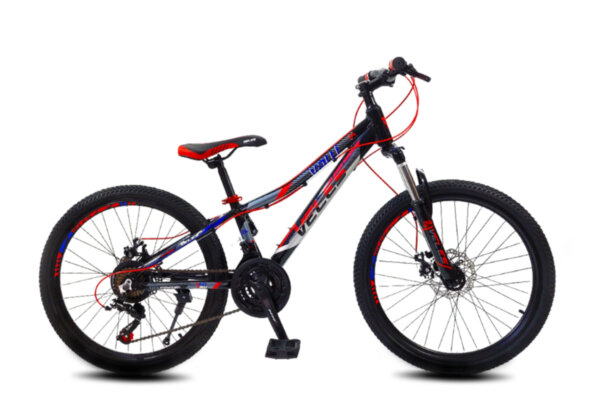 Велосипед Veles Valli черно-красный 24