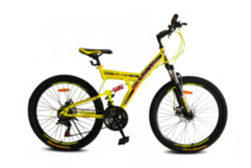  Велосипед Benetti Quattro желтый 26"   2022