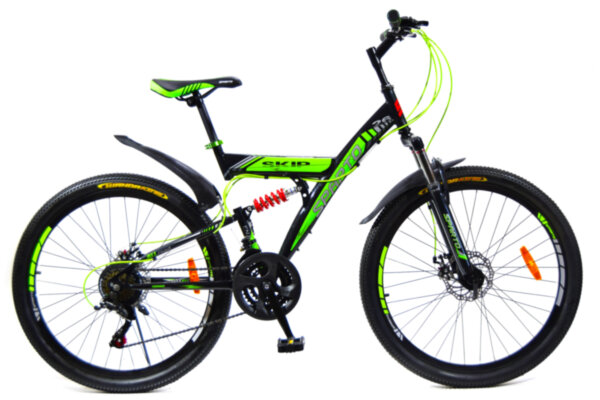 Велосипед 26'' Sparto Skip черно-зеленый