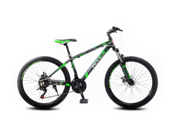 Велосипед Veles Volt черно-зеленый 26