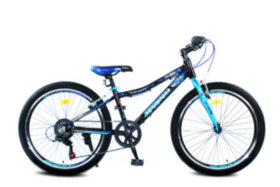 Велосипед Sparto Polo черно-голубой 24"