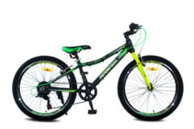 Велосипед Sparto Polo черно-зеленый 24"