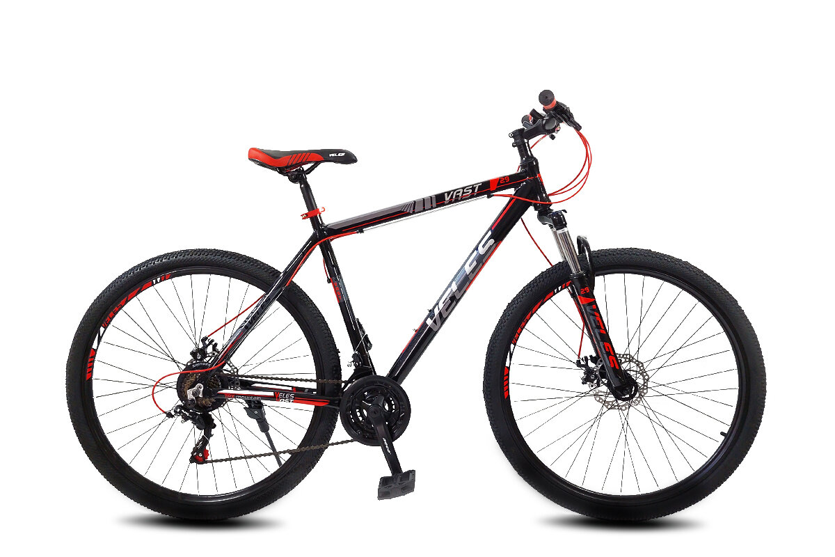 Велосипед Veles Vast черно-красный 29